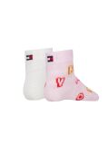 Roz 2-Pack Sosete Scurte Cu Dungi Pentru Copii  Nou nascuti