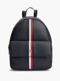 Blue Essential Corporate Global Stripe Dome Backpack  Women
