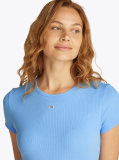 Blue Tricou Slim Essential  Femei