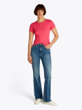 Roz Tricou Slim Essential  Femei
