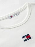 Bej TricouTommy Badge Ribbed Slim   Femei