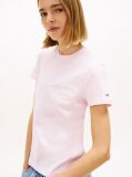Roz Tricou Cu Guler Rotund Si Logo Bubble  Femei