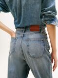 Denim Blugi Mom Jeans Cu Talie Foarte Inalta Si Picior Tapered  Femei