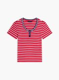 Multi Tricou Henley Slim Fit  Femei