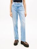Denim Blugi Inalti Cu Croiala Straight Si Slim  Femei