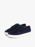 Blue Pantofi Hibrizi Usori Din Piele Suede Cu Talpa Cupsole  Barbati