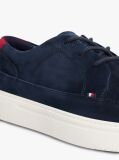 Blue Pantofi Hibrizi Usori Din Piele Suede Cu Talpa Cupsole  Barbati