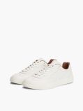 Beige New York Label Luxe Leather Trainers  Men
