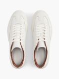 Beige New York Label Luxe Leather Trainers  Men