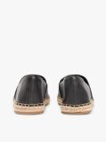 Negru Espadrile Din Piele Cu Monograma TH  Femei