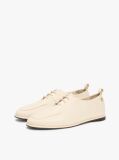 Bej Pantofi Oxford Din Piele Cu Monograma TH  Femei