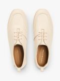 Bej Pantofi Oxford Din Piele Cu Monograma TH  Femei