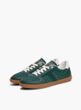 Green Embossed TH Monogram Leather Trainers  Women