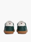 Green Embossed TH Monogram Leather Trainers  Women