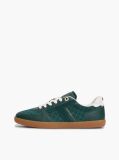 Green Embossed TH Monogram Leather Trainers  Women