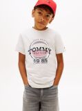 Gri Tricou Cu Imprimeu Grafic De Baschet  Baieti