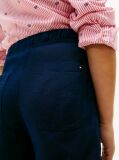 Blue Pantaloni Scurti Relaxed Din Amestec De In  Baieti