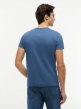 Blue Tricou Slim Fit Cu Logo  Barbati