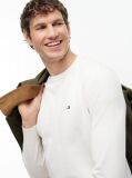 Bej Jumper Din Bumbac Si Casmir Crew Neck  Barbati