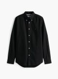 Negru Camasa Oxford Regular Fit Heritage  Barbati