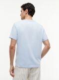 Blue Flag Embroidery T-Shirt  Men