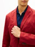 Rosu Blazer Smart Casual Spalat Cu Croiala Regular   Barbati