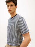 Multi Tricou Cu Guler Rotund Regular Si Dungi  Barbati