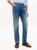 Blue Blugi Denton Cu Croiala Dreapta Si Picior Straight Decolorat  Barbati
