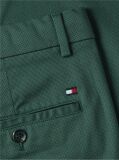 Green Bleecker Slim Printed Structured Chinos  Men