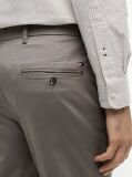 Gri Pantaloni Chino Cu Imprimeu Bleecker Slim  Barbati