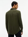 Verde Camasa Pique Tricotata Cu Croiala Slim  Barbati