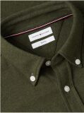 Verde Camasa Pique Tricotata Cu Croiala Slim  Barbati