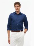 Blue Camasa Button-Down Dobby Cu Croiala Regular  Barbati