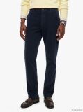 Blue Pantaloni Chinos Denton Din Catifea Fina Cu Croiala Slim Si Dreapta  Barbati