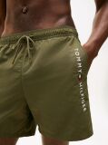 Verde Pantaloni Scurti De Plaja Cu Lungime Medie Cu Logo Original  Barbati