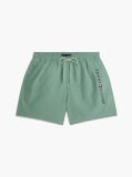 Verde Pantaloni Scurti De Plaja Cu Dungi Ithaca Si Lungime Medie  Barbati