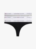 Multi Set De 3 Tanga Cu Banda Elastica Si Logo Repetat  Femei