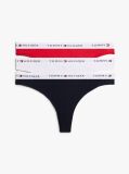 Multi Set De 3 Tanga Cu Banda Elastica Si Logo Repetat  Femei