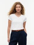 White Heritage V-Neck T-Shirt  Women