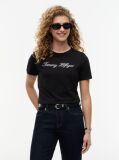 Black Regular Crew Neck T-Shirt  Women