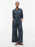 Multi Relaxed Wide Leg Pure Linen Trousers  Women