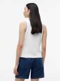 Alb 1985 Tricou Polo Fara Maneci Pique Cu Croiala Slim  Femei