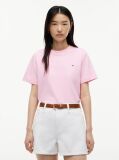 Pink Interlock Knit Boxy T-Shirt  Women