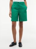 Verde Pantaloni Scurti Chino Spalati Cu Croiala Regular  Femei