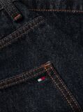 Blue Fusta Mini Denim Cu Nasturi Aurii  Femei