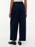 Blue Pantaloni Chino Cu Croiala Barrel Spalati  Femei