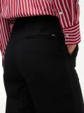 Negru Pantaloni Tuxedo Drepti Si Largi  Femei