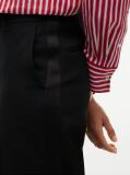 Negru Pantaloni Tuxedo Drepti Si Largi  Femei
