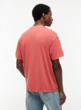 Rosu T-Shirt Cu Logo Repetat  Barbati