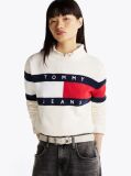 Multi Pulover Relaxat Colour-Blocked Cu Steag  Femei